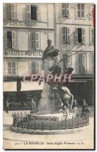 Old Postcard La Rochelle Statue Eugene Fromentin