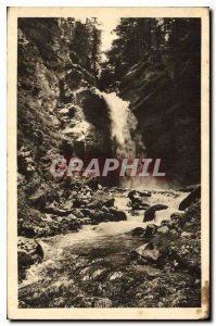 Old Postcard The Alps Haute Vallee du Verdon Picturesque Waterfall Chadoulin