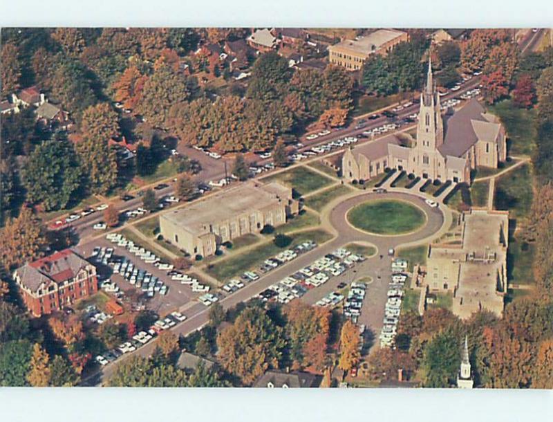 Unused Pre-1980 CHURCH SCENE Charlotte North Carolina NC A6477