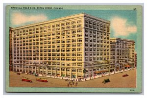 Vintage 1930's Postcard Marshall Field & Co Retail Store Chicago Illinois