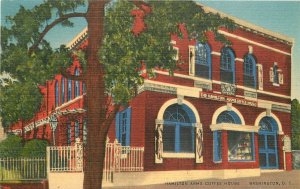 Postcard 1940s Washington DC Hamilton Arms Coffee House restaurant 23-11526