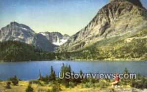 Mount Gould, Swiftcurrent Lake Glacier National Park MT 1959