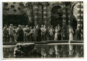 3098717 BALLET & OPERA Dancers near Palace Old Rare REAL PHOTO