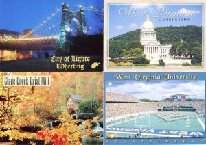 WEST VIRIGINIA: Lot of (4) Modern Picture Postcards -  Continental Size (4X6)