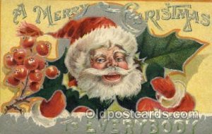 Santa Claus 1908 light indentation right edge, close to perfect corners, post...