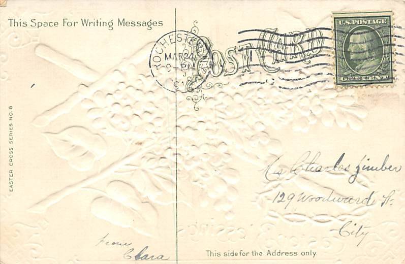 Easter Blessings Butterfly 1910 