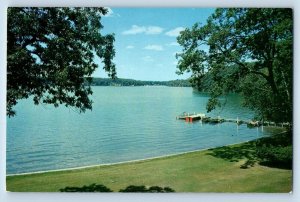 Waupaca Wisconsin WI Postcard Rainbow Lake Chain O'Lakes c1960 Vintage Antique