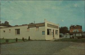 Williamsburg VA Ivy House Astronomical Pancake Restaurant Postcard #2