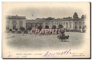 Old Postcard Grand Trianon The Facade Caleches Horses