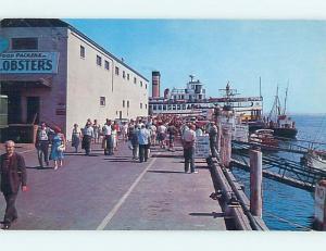 Pre-1980 LOBSTER FOOD PACKERS WAREHOUSE SIGN Cape Cod - Provincetown MA hn5564