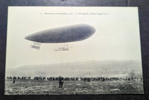 Mint France Aviation Postcard Zeppelin Clement Bayard Dirigible Airship 1910