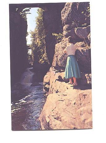 Woman, Pokiok Falls, New Brunswick,