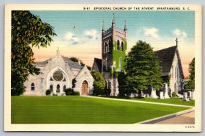 Vintage South Carolina Postcard - Episcopal Church   Spartanburg