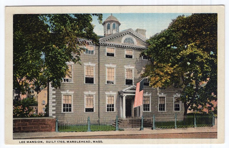 Marblehead, Mass, Lee Mansion, Built 1768