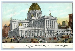 C. 1900-10 Post Office, Chicago, Ill. Vintage Postcard F147E