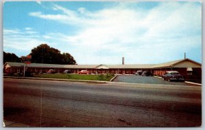 Vtg South Carolina SC Georgetown Motel 1950s View Old Chrome Postcard