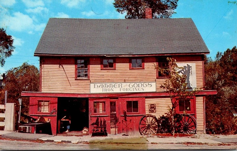 Maine Bluehill Hammer and Tongs Blacksmith Shop 1968