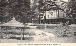 Sulphur Springs Pennslyvania Colvin's White Sulphur Springs Hotel PC AA25251