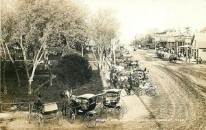 NE, Humboldt, Nebraska, South Square, RPPC