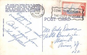 Coral Beach Club Paget Parish Bermuda Postcard
