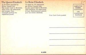 Postcard HOTEL SCENE Montreal Quebec QC AO2002