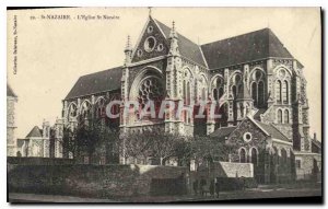 Postcard Old Church St Nazaire St Nazaire