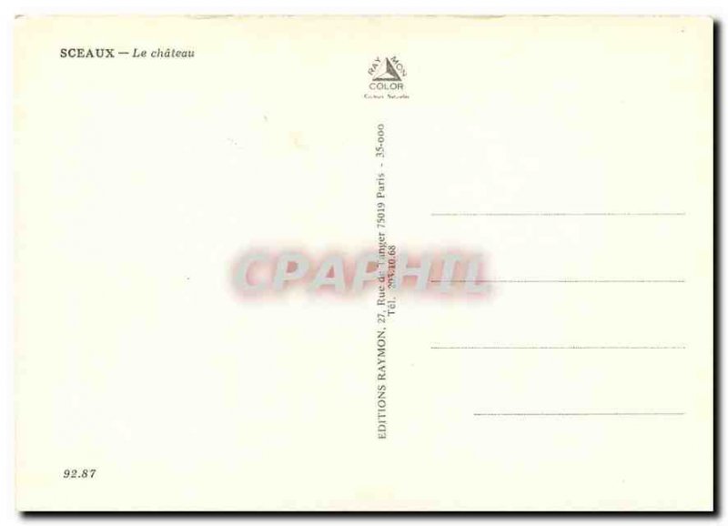 Modern Postcard The castle Sceaux