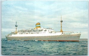 Postcard - s.s. Maasdam - Holland-America Line