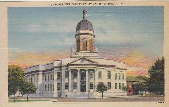 North Carolina Murphy Cherokee County Court House