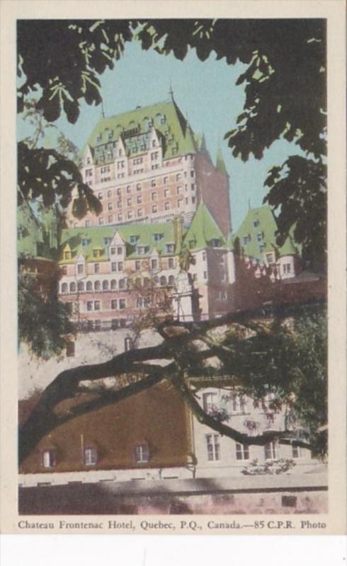 Canada Quebec Chateau Frontenac Hotel