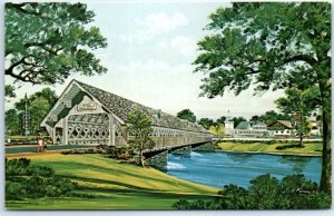 Postcard - Frankenmuth's Covered Bridge - Frankenmuth, Michigan