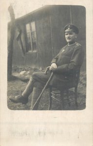 German military uniform souvenir photo postcard ww1