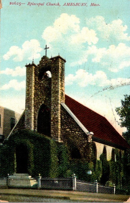 Massachusetts Amesbury Episcopal Church 1910