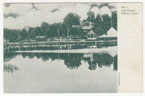Danbury Connecticut 1909 Postcard Lake Kenosia