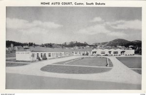 CUSTER , South Dakota , 1930s ; Home Auto Court