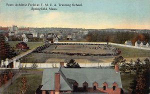 PRATT ATHLETIC FIELD YMCA TRAINING SCHOOL SPRINGFIELD MASSACHUSETTS POSTCARD