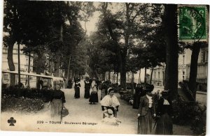 CPA TOURS-Boulevard Béranger (266627)