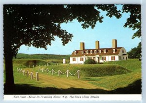 Fort Anne National Historic Park Annapolis Royal NOVA SCOTIA Canada 4x6 Postcard