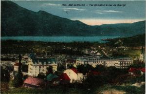 CPA AIX-les-BAINS - Vue générale et le Lac du BOURGET (352106)