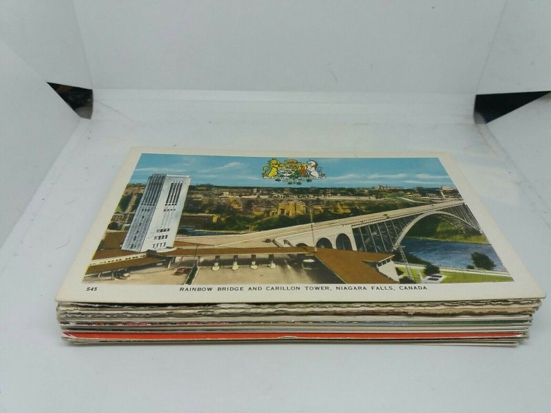 Job Lot 40+ Vintage Topographical Foreign Postcards Standard Size Mixed