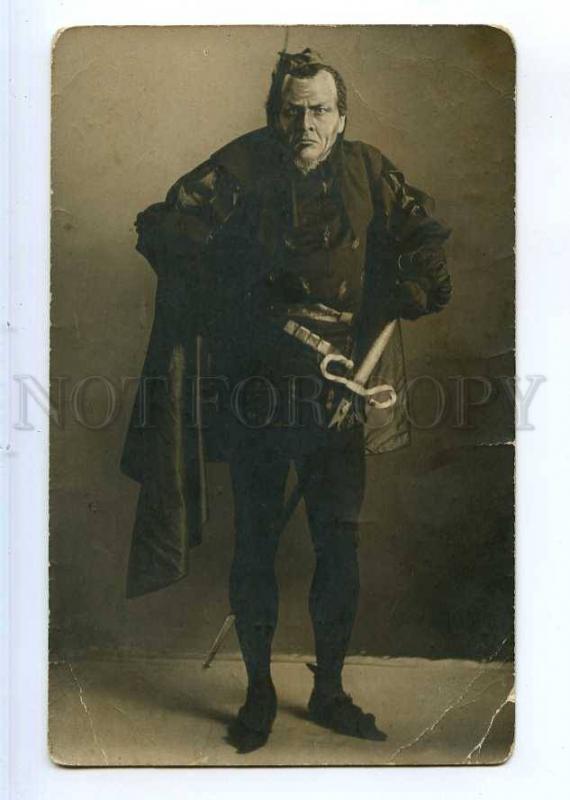 243349 CHALIAPIN Russian OPERA Bass FAUST Mephistopheles PHOTO