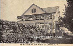 New Recreation Farm Building - Fosterdale, New York NY Postcard