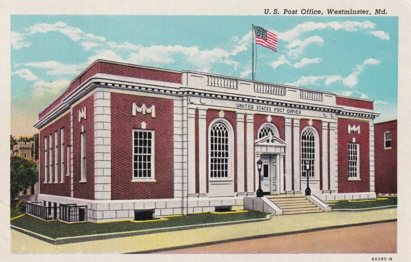 WESTMINSTER, Maryland, PU-1946; U.S. Post Office