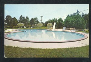 GRANADA MISSISSIPPI MONTE CRISTO MOTOR COURT SWIMMING POOL ADVERTISING POSTCARD