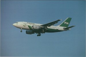 Aviation Postcard - Pakistan International Airlines Airbus Aeroplane RR17032