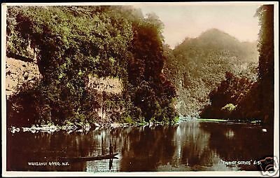 new zealand, WANGANUI, River Scene (1930s) RPPC