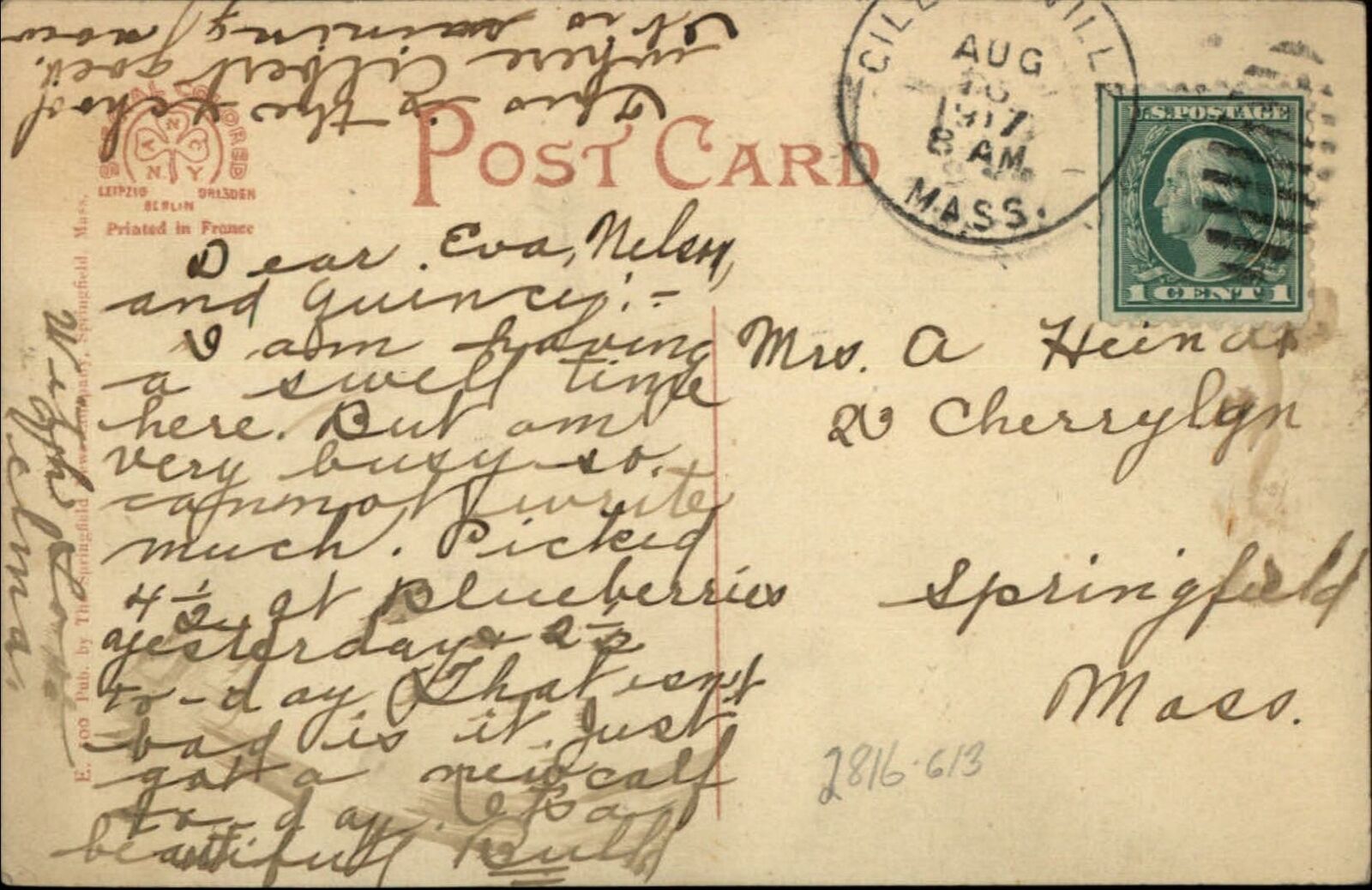 Hardwick MA Town Hall & School c1910 Postcard United States