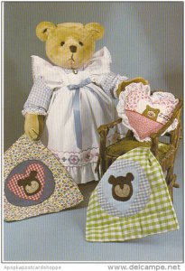 Handmade Teddy Bear By Karin Mandell & Howard Calvin of Ballard Baines Be...