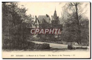 Old Postcard Dinard Manoir de La Vicomte