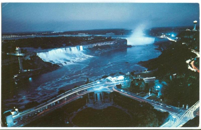Canada, Niagara Falls, Illuminated, Ontario, unused Postcard